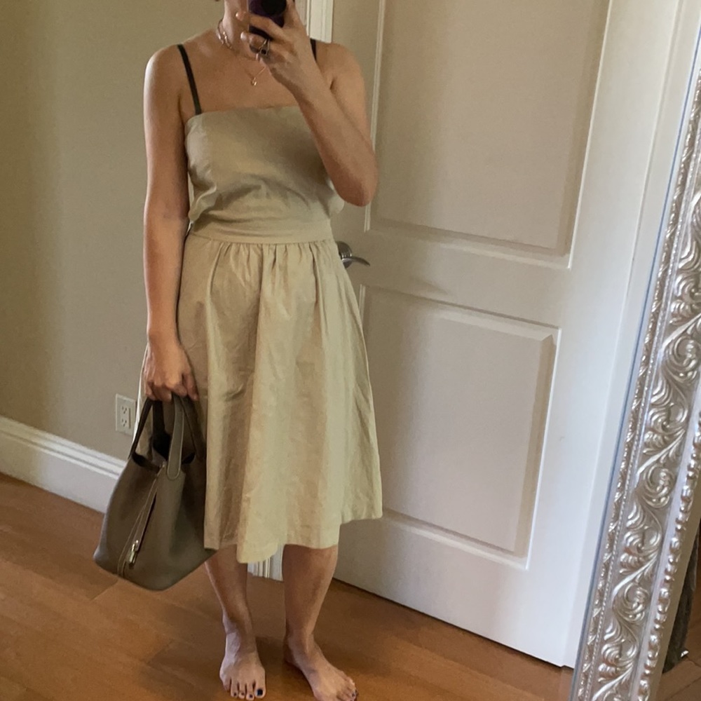 Urban outfitter beige color prom dress a6 - Picture 11 of 12